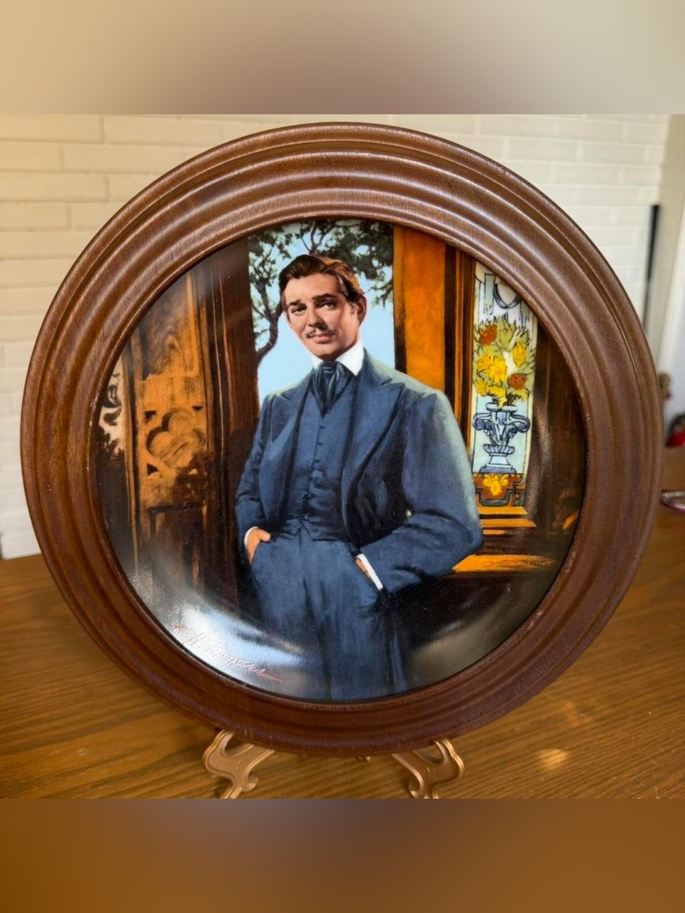 Vintage Gone With the Wind Collector’s Plate “Frankly My Dear”